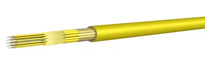 18 Fiber E9/125 Yellow Jacket