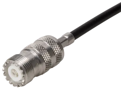 COAXIAL CONNECTOR, UHF, X Ohm, Straight cable jack (female)