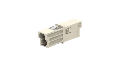 E-2000® adapter, snap-in flange, simplex