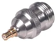 COAXIAL ADAPTER, MCX - N, 50 Ohm, plug / jack (male / female)