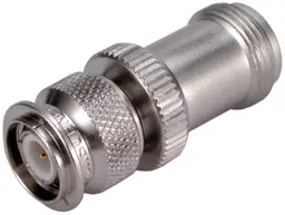 COAXIAL ADAPTER, TNC - N, 50 Ohm, plug / jack (male / female)