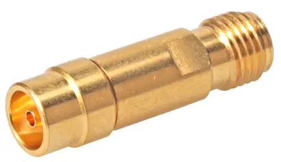 COAXIAL ADAPTER, MBX - SMA, 50 Ohm, jack / jack (female / female)