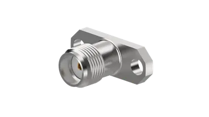 COAXIAL CONNECTOR, SMA, 50 Ohm, Straight panel receptacle, jack (female), flange mount