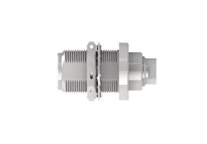 COAXIAL CONNECTOR, N, 50 Ohm, Straight bulkhead cable jack (female), High salt mist resistant (SS316L)