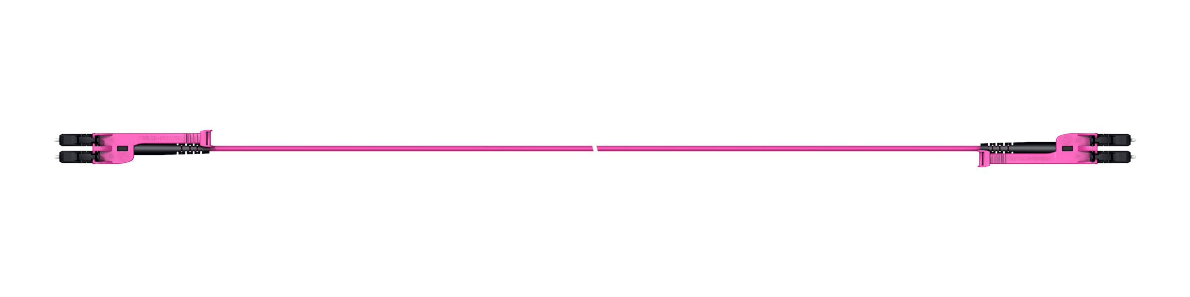 Duplex, LC unib. XD-LC unib. XD, MM, 2.1mm, heatherviolet, OM4