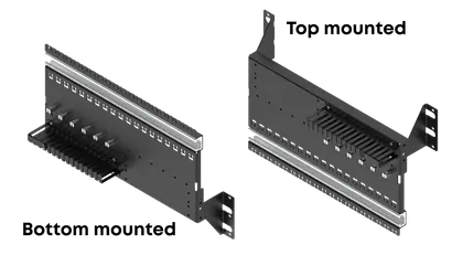 19 inch breakout plate large for 7.1 mm protection tube