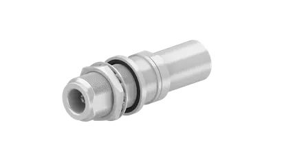 COAXIAL CONNECTOR, N, 50 Ohm, Straight bulkhead cable jack (female)