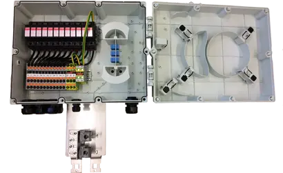 HTTA-Box mit Überspannungsschutzgerät