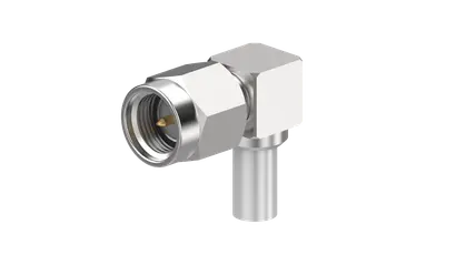 COAXIAL CONNECTOR, SMA, 50 Ohm, Right angle cable plug (male)