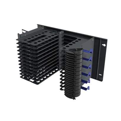 LISA Chassis links, 6U, Schwarz