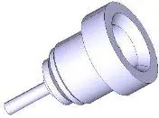 COAXIAL CONNECTOR, MCX, 50 Ohm, Straight bulkhead receptacle, jack (female)