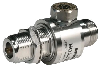 COAXIAL SURGE PROTECTOR DEVICE, GDT technology up to 1.0 GHz, with SEMPER GDT 600 V