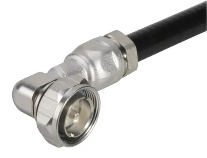 COAXIAL CONNECTOR, 7/16, 50 Ohm, Right angle cable plug (male)