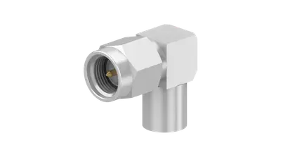 COAXIAL CONNECTOR, SMA, 50 Ohm, Right angle cable plug (male)