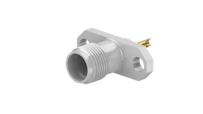 COAXIAL CONNECTOR, SMA, 50 Ohm, Straight panel receptacle, jack (female), flange mount