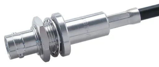 COAXIAL CONNECTOR, SHV, 50 Ohm, Straight bulkh - HUBER+SUHNER