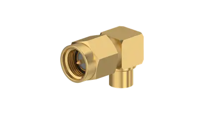 COAXIAL CONNECTOR, SMA, 50 Ohm, Right angle cable plug (male)