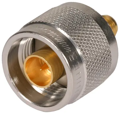 COAXIAL ADAPTER, N - SMA, 50 Ohm, plug / jack (male / female)