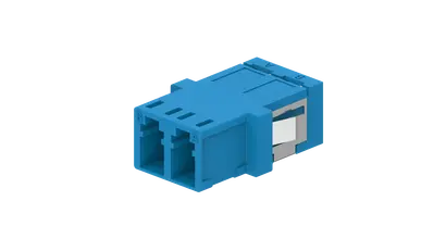 Adapter LC / LX.5, duplex, Horiz. Metal Clip LC oder LX.5 Seite