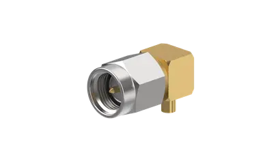 COAXIAL CONNECTOR, SMA, 50 Ohm, Right angle cable plug (male)