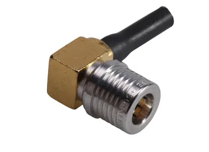 COAXIAL CONNECTOR, QMA, 50 Ohm, Right angle cable plug (male)