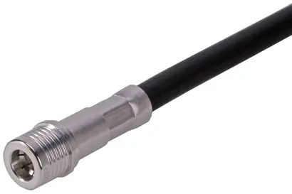 COAXIAL CONNECTOR, QMA, 50 Ohm, Straight cable plug (male)