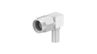COAXIAL CONNECTOR, SMA-reverse, 50 Ohm, Right angle cable plug (male)