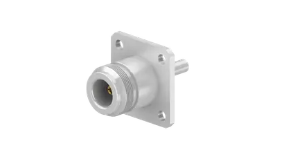 COAXIAL CONNECTOR, N, 50 Ohm, Straight panel cable jack (female), flange mount