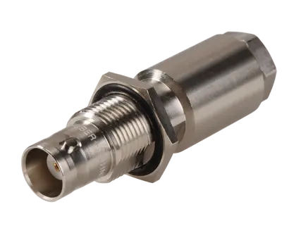 COAXIAL CONNECTOR, BNC, 50 Ohm, Straight bulkhead cable jack (female)