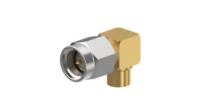 COAXIAL CONNECTOR, SMA, 50 Ohm, Right angle cable plug (male)
