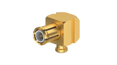 COAXIAL CONNECTOR, MCX, 50 Ohm, Right angle cable plug (male)