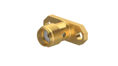 COAXIAL CONNECTOR, SMA, 50 Ohm, Straight panel cable jack (female), flange mount
