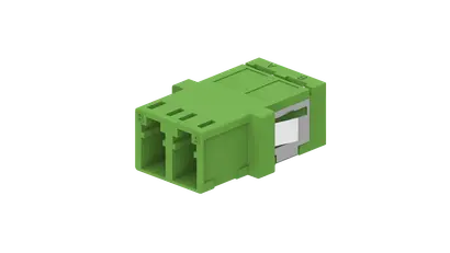 Adapter LC / LX.5, duplex, Horiz. Metal Clip LC oder LX.5 Seite