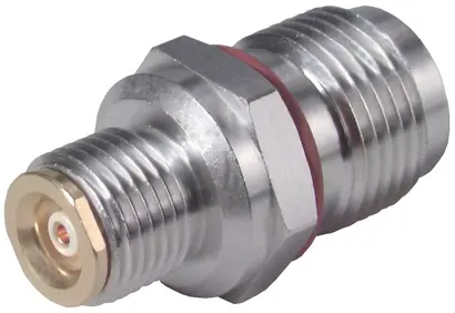 COAXIAL ADAPTER, MMBX - TNC, 50 Ohm, Bulkhead, jack / jack (female / female)