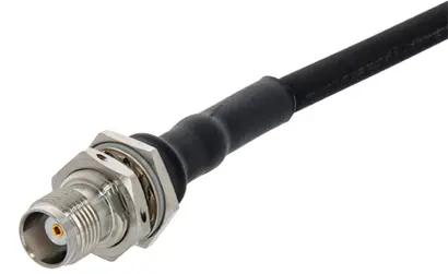 COAXIAL CONNECTOR, TNC, 50 Ohm, Straight bulkhead cable jack (female)