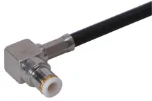 COAXIAL CONNECTOR, MBX, 50 Ohm, Right angle cable plug (male)