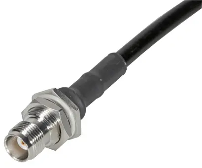 COAXIAL CONNECTOR, TNC, 50 Ohm, Straight bulkhead cable jack (female)