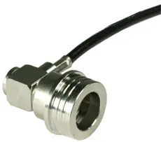 COAXIAL CONNECTOR, QN, 50 Ohm, Right angle cable plug (male)