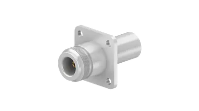COAXIAL CONNECTOR, N, 50 Ohm, Straight panel cable jack (female), flange mount