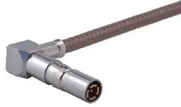 COAXIAL CONNECTOR, 1.0/2.3 C50, 50 Ohm, Right angle cable plug (male)