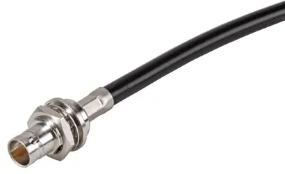 COAXIAL CONNECTOR, BNC, 75 Ohm, Straight bulkhead cable jack (female)