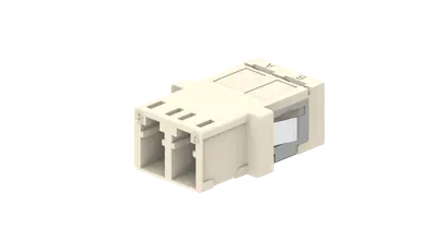 Adapter LC / LX.5, duplex, Horiz. Metal Clip LC oder LX.5 Seite