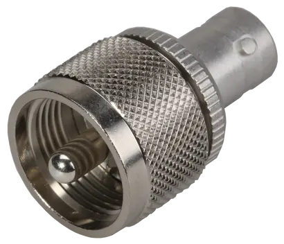 COAXIAL ADAPTER, UHF - BNC, X Ohm, plug / jack (male / female)