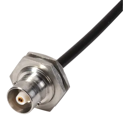 COAXIAL CONNECTOR, C, 50 Ohm, Straight bulkhead cable jack (female)
