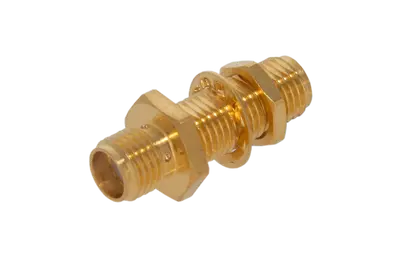 COAXIAL ADAPTER, SMA, 50 Ohm, Bulkhead, jack / jack (female / female)