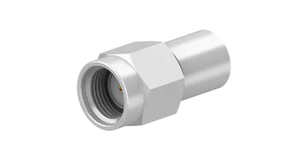 COAXIAL CONNECTOR, SMA-reverse, 50 Ohm, Straight cable plug (male)