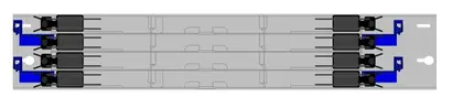 LISA patch chassis, 2U
