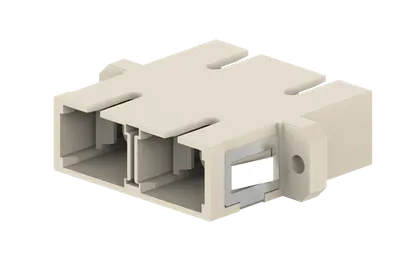 SC Adapter, 2-Loch Flansch, Duplex