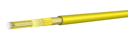 12 Fiber E9/125 Yellow Jacket