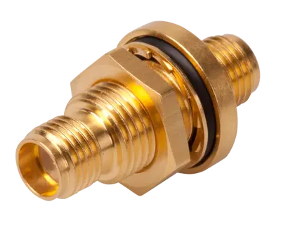 COAXIAL ADAPTER, SMA, 50 Ohm, Bulkhead, jack / jack (female / female)